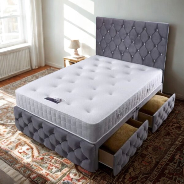 Chesterfield Divan Bed Storage | Non Storage-3