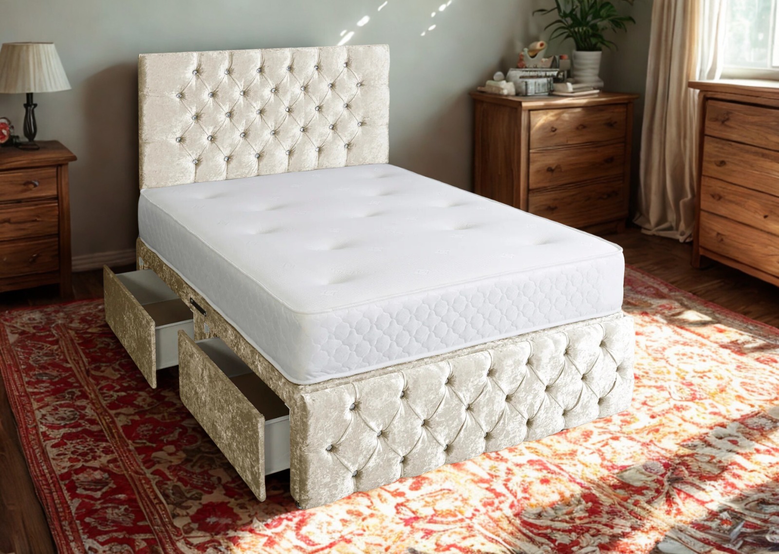 Chesterfield Divan Bed Storage | Non Storage-6