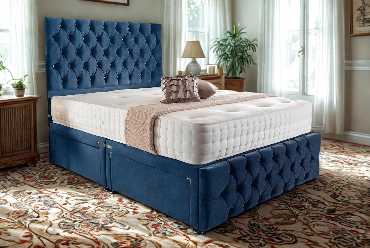Chesterfield Divan Bed Storage | Non Storage-9