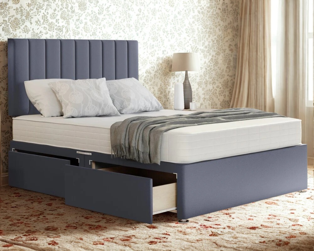 Prague Divan Bed Storage | Non Storage-1