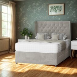 Chesterfield Wing Divan | Storage Bed | WB-5