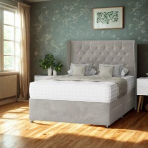 Chesterfield Wing Divan | Storage Bed | WB-5