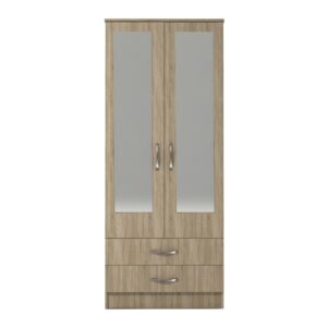 OAK 2 Door Wardrobe WD-1