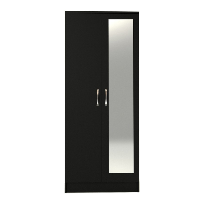 Elegant Black 2 3 4 and 6 Door Wardrobe WD-7 - Image 4
