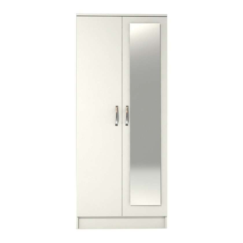 Pearl White 2 3 4 and 6 Door Wardrobe WD-4 - Image 6