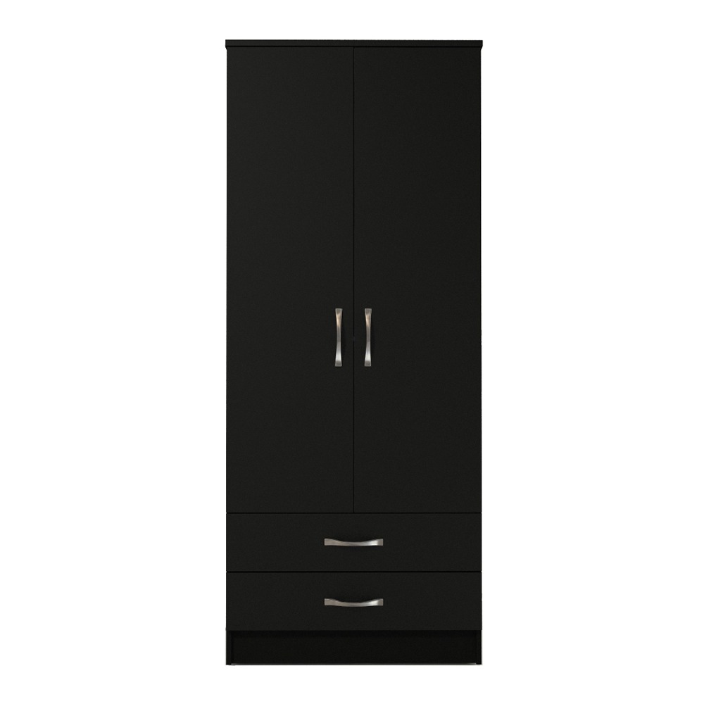 Elegant Black 2 3 4 and 6 Door Wardrobe WD-7 - Image 3