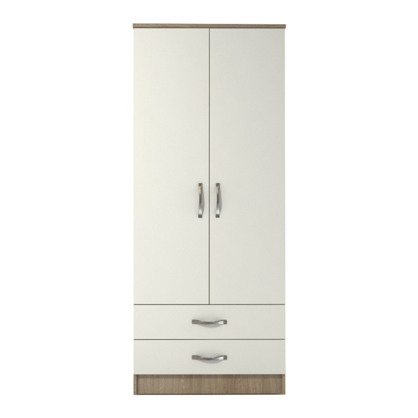 Pearl White 2 3 4 and 6 Door Wardrobe WD-4 - Image 4