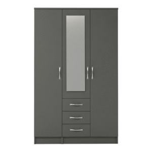 Grey 2 3 4 and 6 Door Wardrobe WD-6