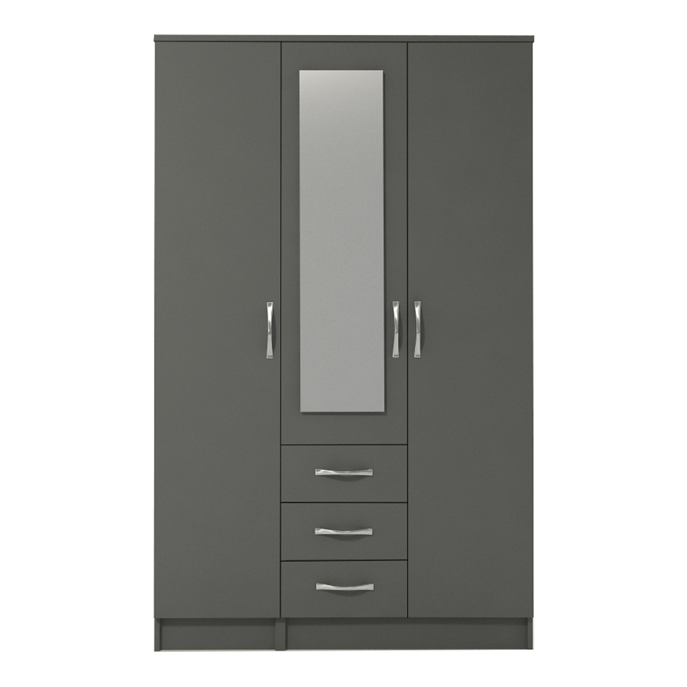 Grey 2 3 4 and 6 Door Wardrobe WD-6