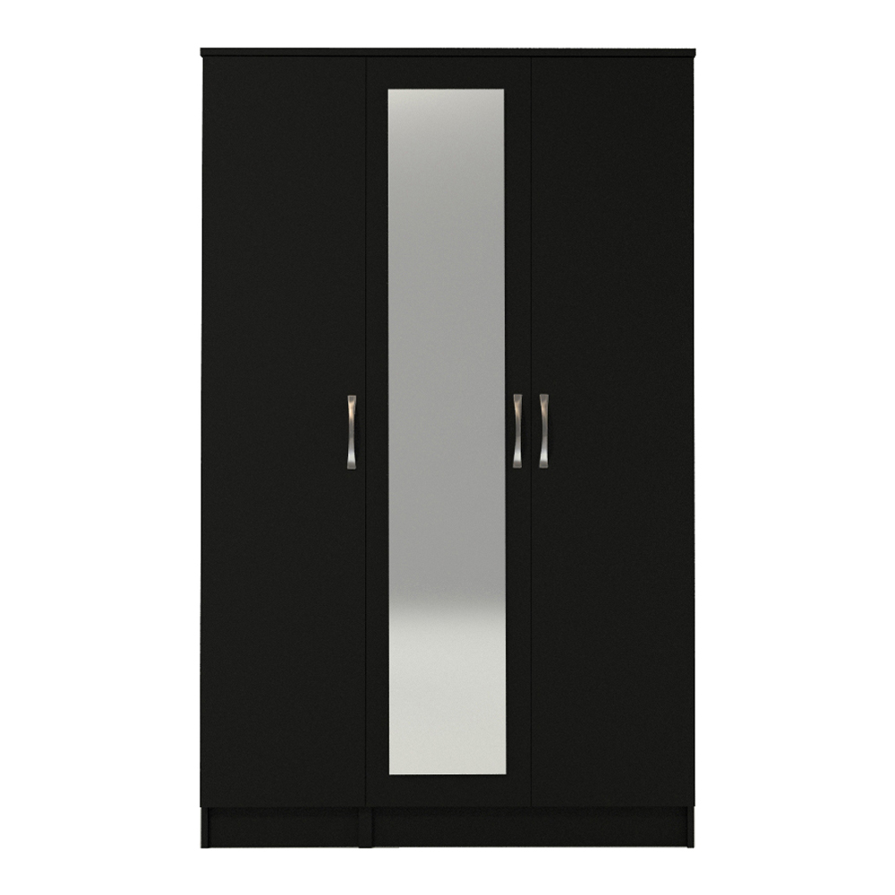 Elegant Black 2 3 4 and 6 Door Wardrobe WD-7 - Image 8