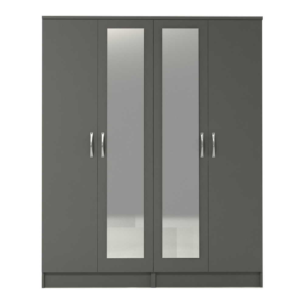 Grey 2 3 4 and 6 Door Wardrobe WD-6 - Image 10